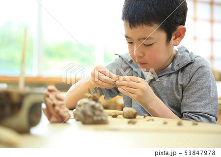 シーサー作り 53847978