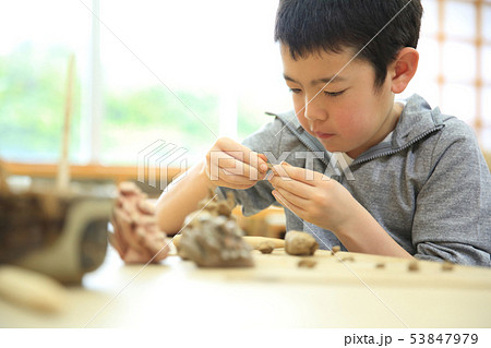 シーサー作り 53847979