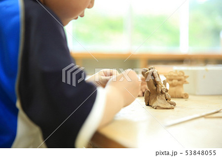 シーサー作り シーサー作り 53848055