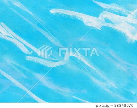 背景素材　布　木綿　藍染 53848670