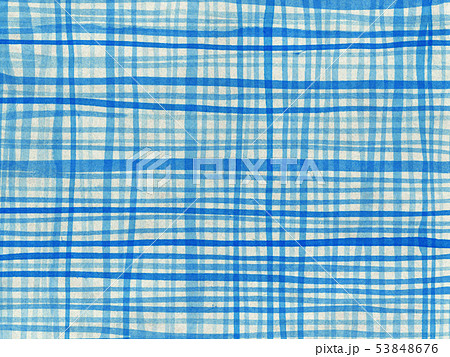 背景素材　布　木綿　藍染 53848676