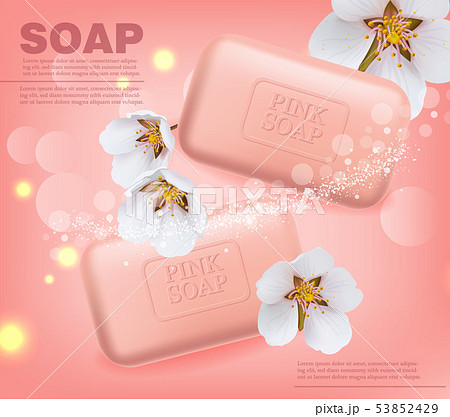 Soap Vector realistic mock up. Product placement Soap Vector realistic mock up. Product placement 53852429