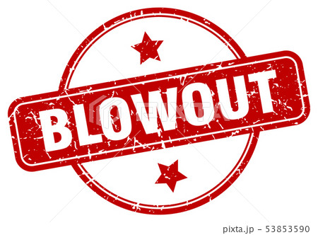 blowout sign blowout sign 53853590