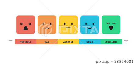 User feedback emotion infographic vector illustration isolated User feedback emotion infographic vector illustration isolated 53854001