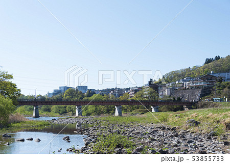 牛越橋　橋　橋梁　橋脚　広瀬川 53855733