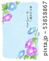 暑中見舞い＿朝顔 53858867