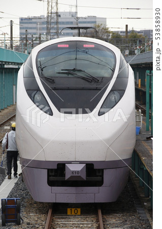 勝田車両センターに留置中のE657系電車 53858930