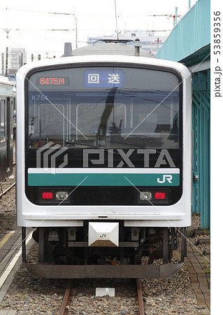 勝田車両センターに留置中のE501系電車 勝田車両センターに留置中のE501系電車 53859356