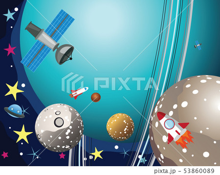 Uranus Planet in the Space 53860089