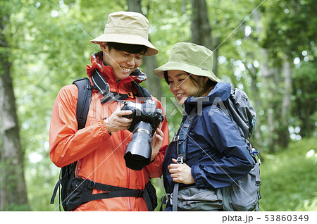 山登り 登山 男女 山登り 登山 男女 53860349