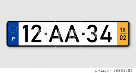 registration plates