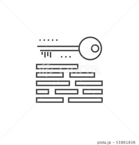 Keywording Line Icon Keywording Line Icon 53861836