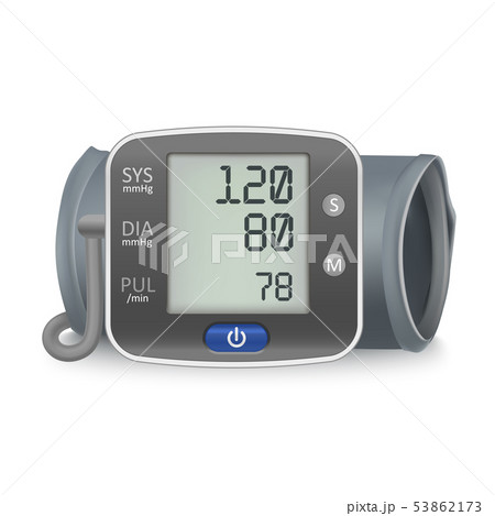 Realistic 3d Detailed Medical Electronic Tonometer. Vector 53862173