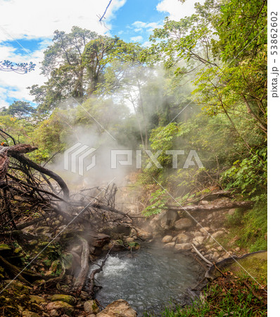 Boiling pool in Rincon de la Vieja National Park 53862602