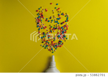 White nose spray with particle aerosol spray made 53862701