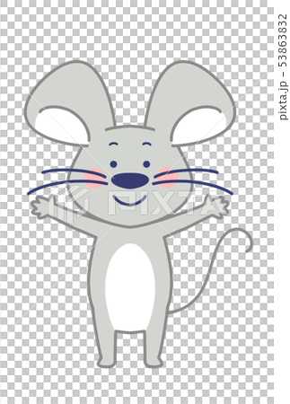 ねずみイラストのイラスト素材