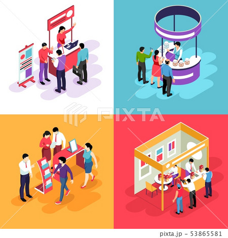 Isometric Exhibition Design Concept 53865581