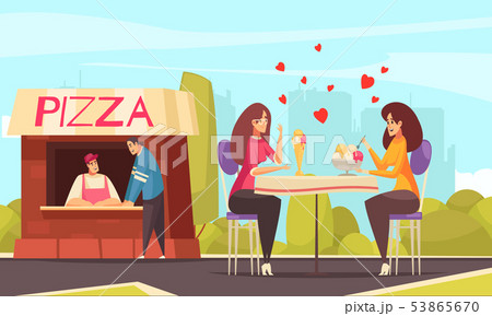 Outdoor Lesbian Date Composition 53865670