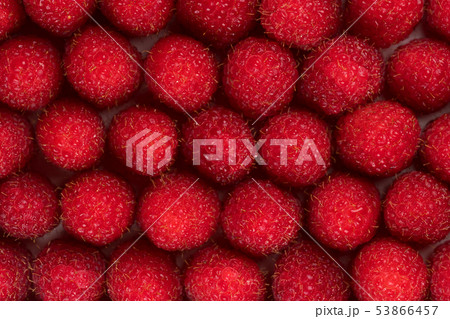 Fresh raspberries dark pink color pattern background 53866457