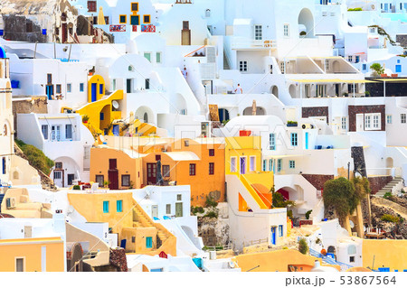 Oia Village in Santorini island, Greece 53867564