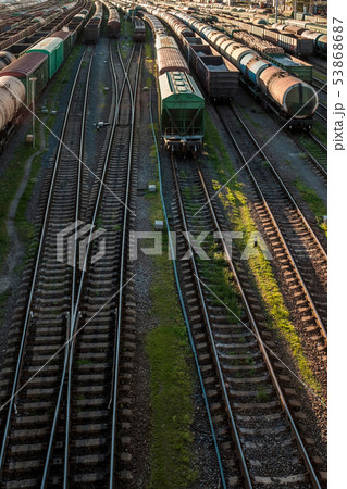 Cargo railway transportation industry. Railway Cargo railway transportation industry. Railway 53868687