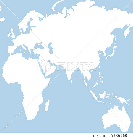 世界地図 地図 アフリカ ヨーロッパ ロシア インド アジア 日本地図のイラスト素材