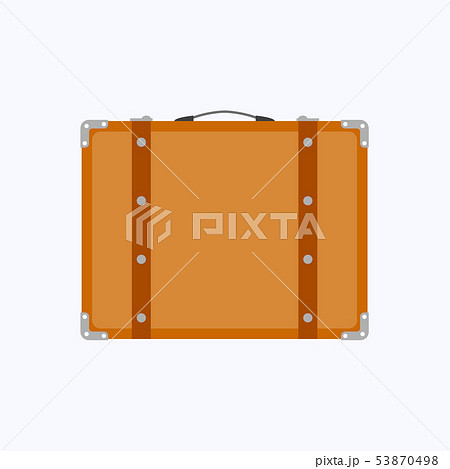 Packed suitcase flat design style Packed suitcase flat design style 53870498