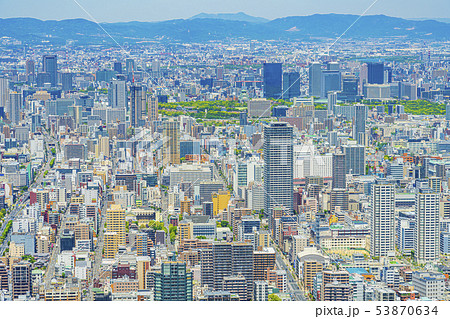 大阪 都市景観 ビル群 大阪 都市景観 ビル群 53870634