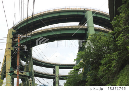 国道414号　河津ループ橋 53871746