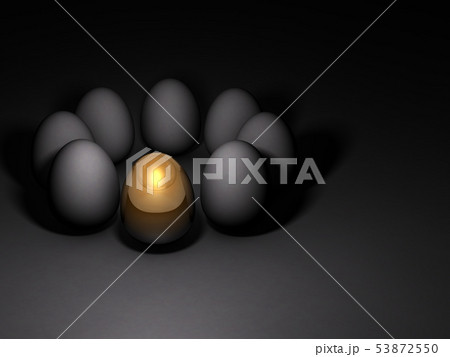 将来有望な金の玉子を表すアブストラクト 将来有望な金の玉子を表すアブストラクト 53872550