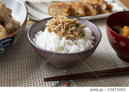 ひきわり納豆ごはん 53873002