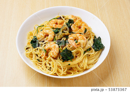 海老とナスのパスタ 53873367