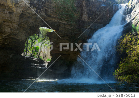 Pure mountain waterfall Cantonigros 53875013