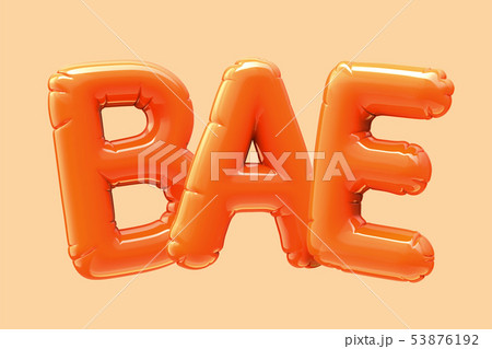 BAE orange foil balloon BAE orange foil balloon 53876192