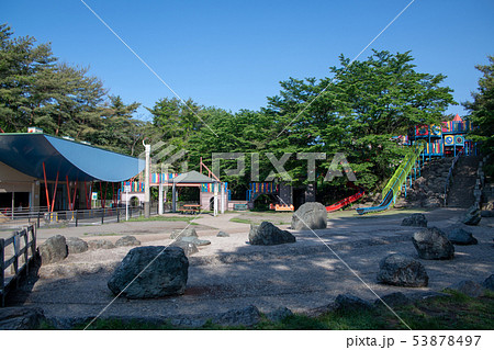 八幡山公園　ゴーカート乗り場周辺　栃木県 53878497