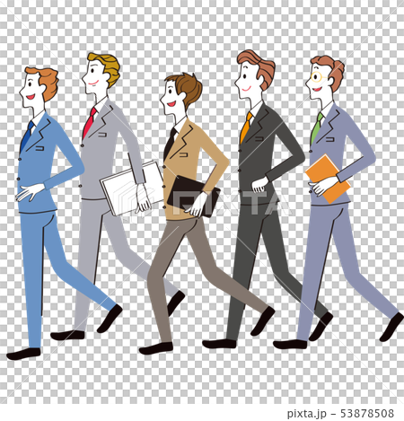 Male company employee side by side set Male company employee side by side set 53878508