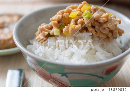 たくあん納豆ごはん たくあん納豆ごはん 53879852