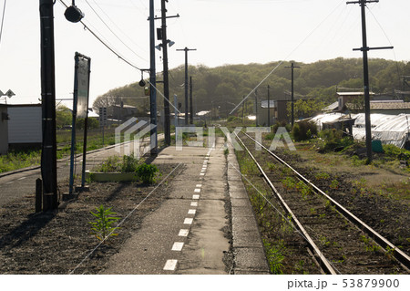 駅前風景　日高門別駅 53879900