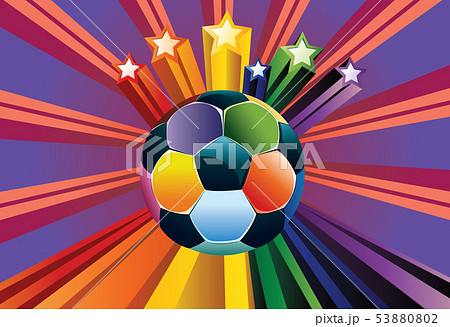 Soccer Ball with Stars Soccer Ball with Stars 53880802