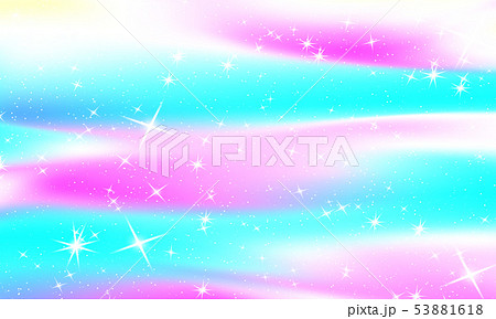 Unicorn rainbow background. Holographic sky Unicorn rainbow background. Holographic sky 53881618