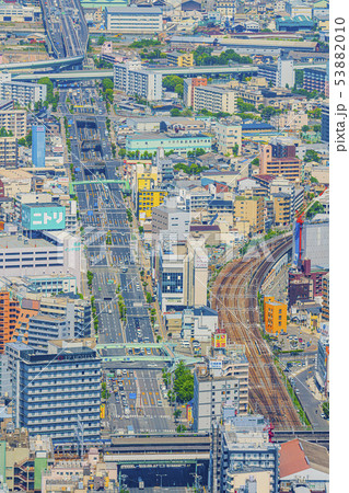 大阪　都市景観　浪速区、港区方面　 53882010