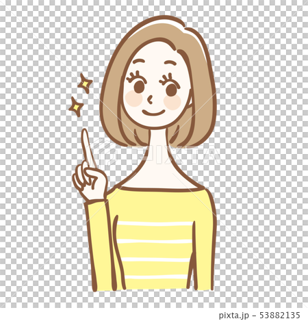 樸素的衣服女性指點 53882135