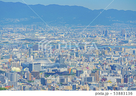 大阪　都市景観　大阪ドーム 53883136