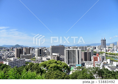 広島市街　比治山公園からの眺め 53883492