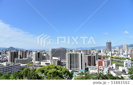 広島市街　比治山公園からの眺め 53883502