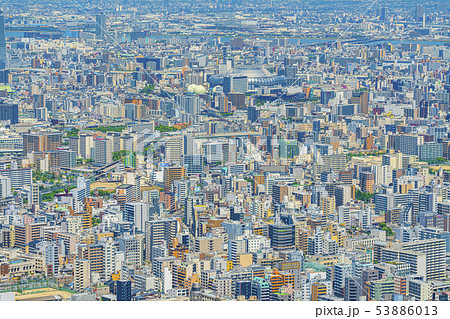 大阪　都市景観　大阪ドーム　 53886013