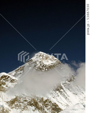 ネパール　ヒマラヤ　世界遺産　エベレスト					 53887030