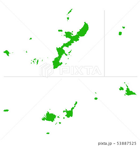 沖縄県地図 53887525