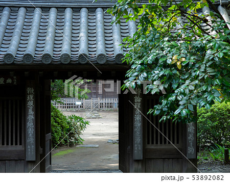 東京中野区の哲学堂公園 哲理門 6月 東京中野区の哲学堂公園 哲理門 6月 53892082