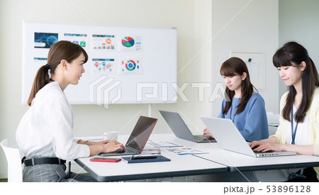 女性のビジネスシーン 53896128